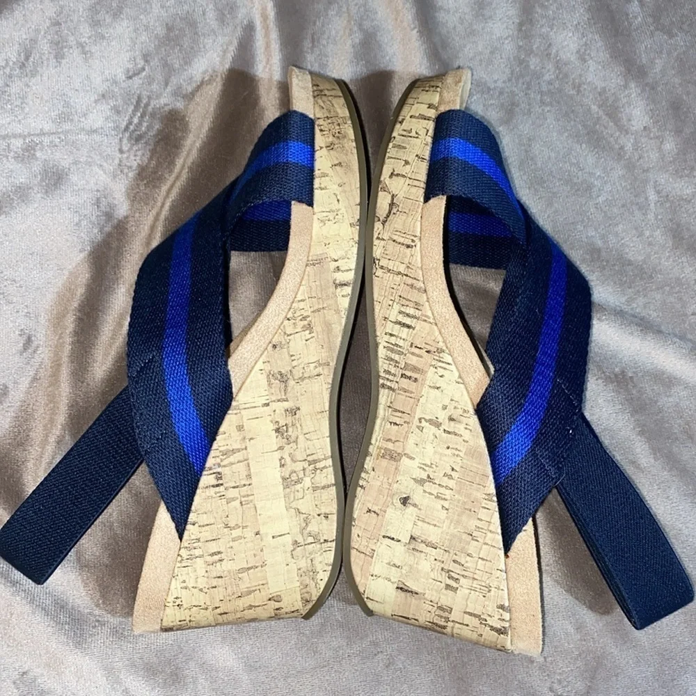LifeStride Dream Big Women's Strappy Wedge Sandals Criss-Cross Straps NWOT 🆕